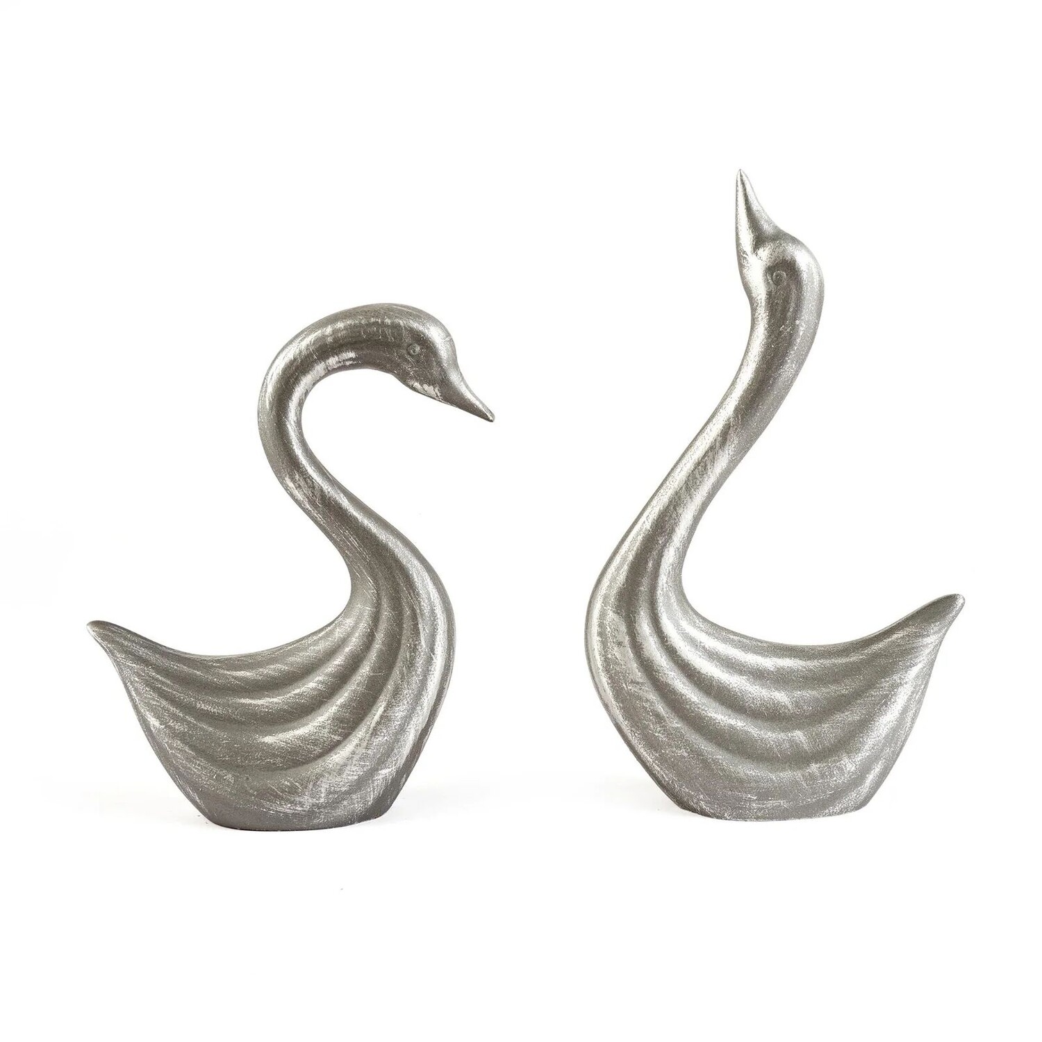 

Evidea Deco White Swan Набор из 2 декоративных фигурок - Белый