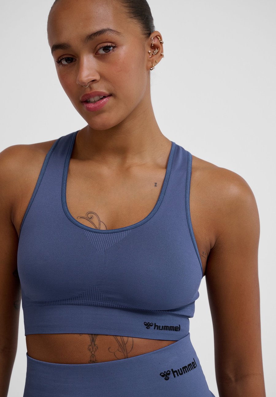 

Бюстгальтер Hummel SEAMLESS, Blue Indigo/Blue