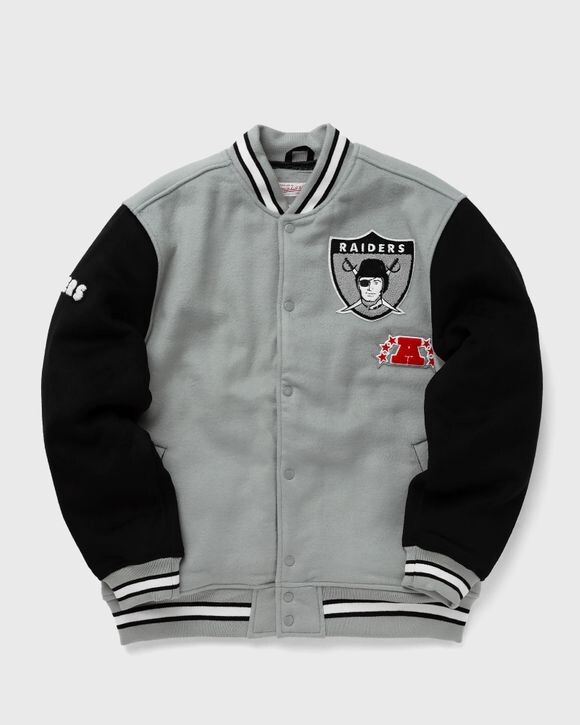 

Куртка Mitchell & Ness Nfl Team Legacy Varsity Jacket Oakland Raiders, цвет black / silver
