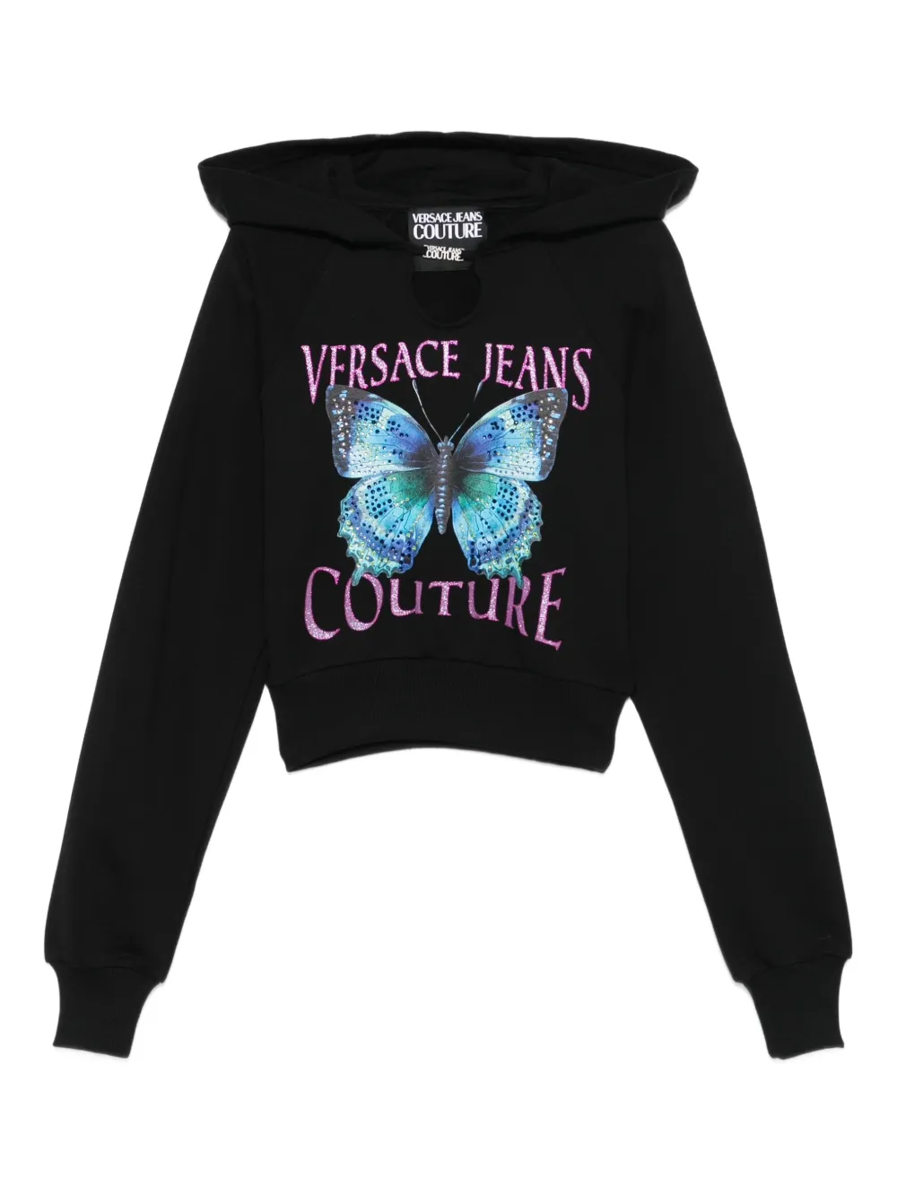 

Худи с принтом Versace Jeans Couture, черный