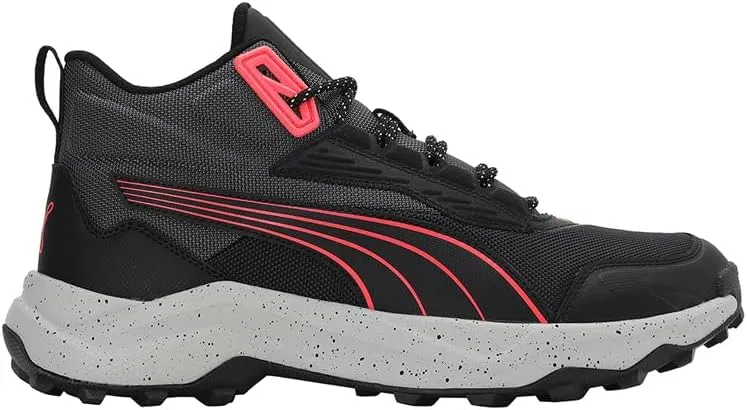 Кроссовки для бега PUMA Obstruct Pro Mid Street унисекс, Puma Black Cool Dark Gray Fire Orchid — фото 3