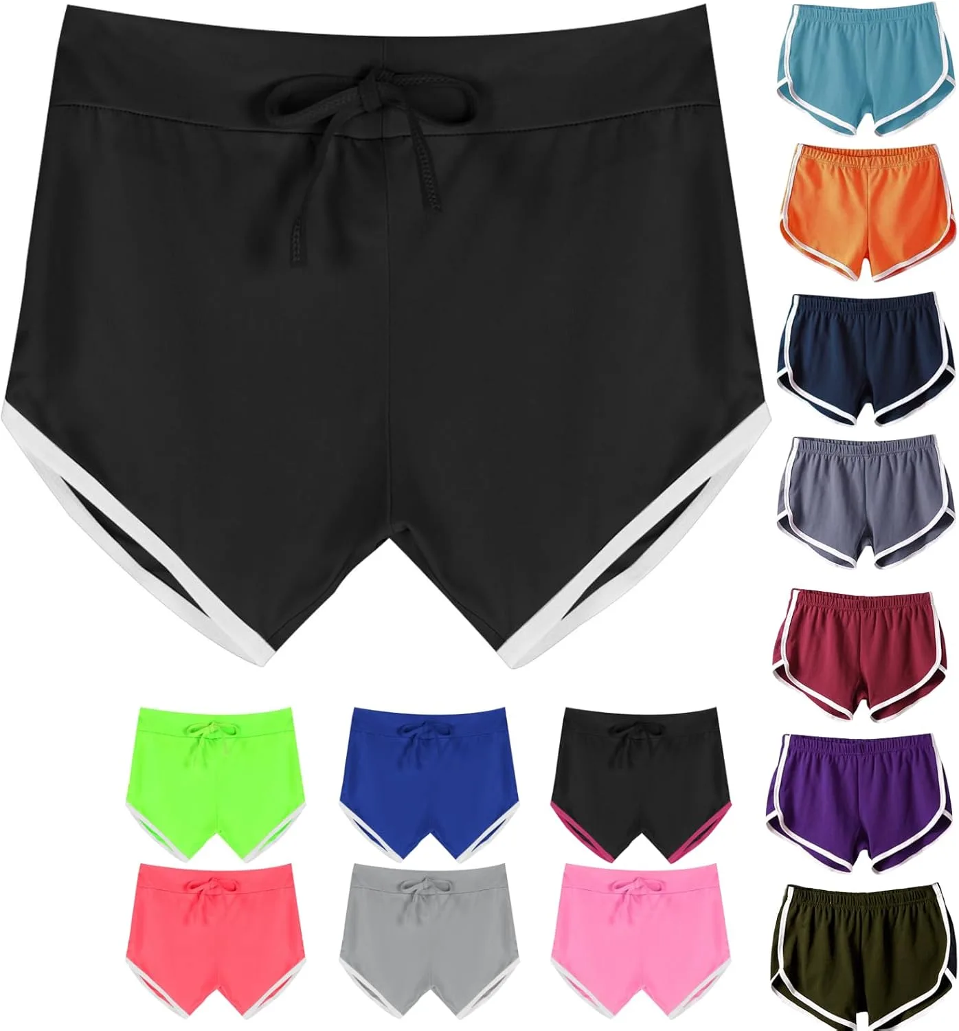 

Женские велосипедные шорты с эластичным поясом и шнурком