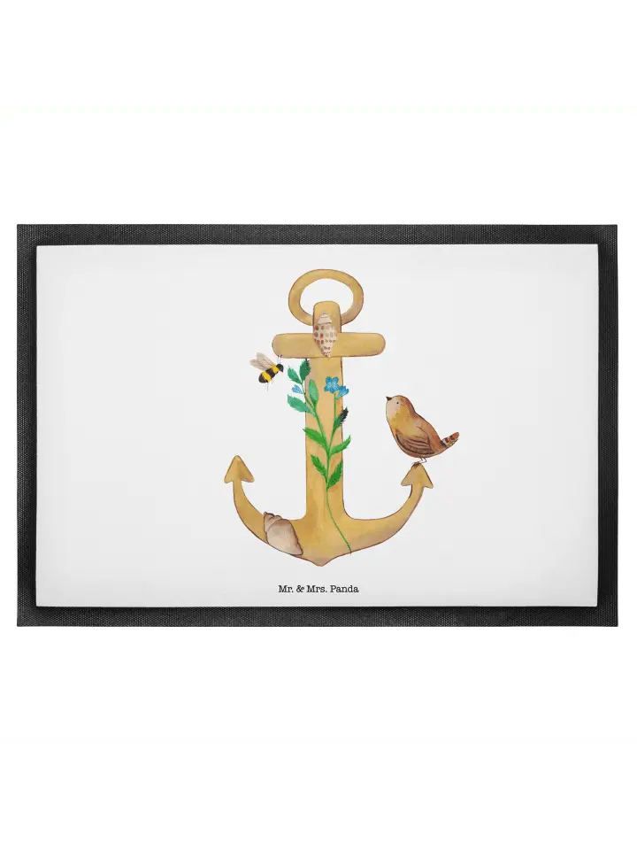 

Коврик для ног Mr. & Mrs. Panda, красочный