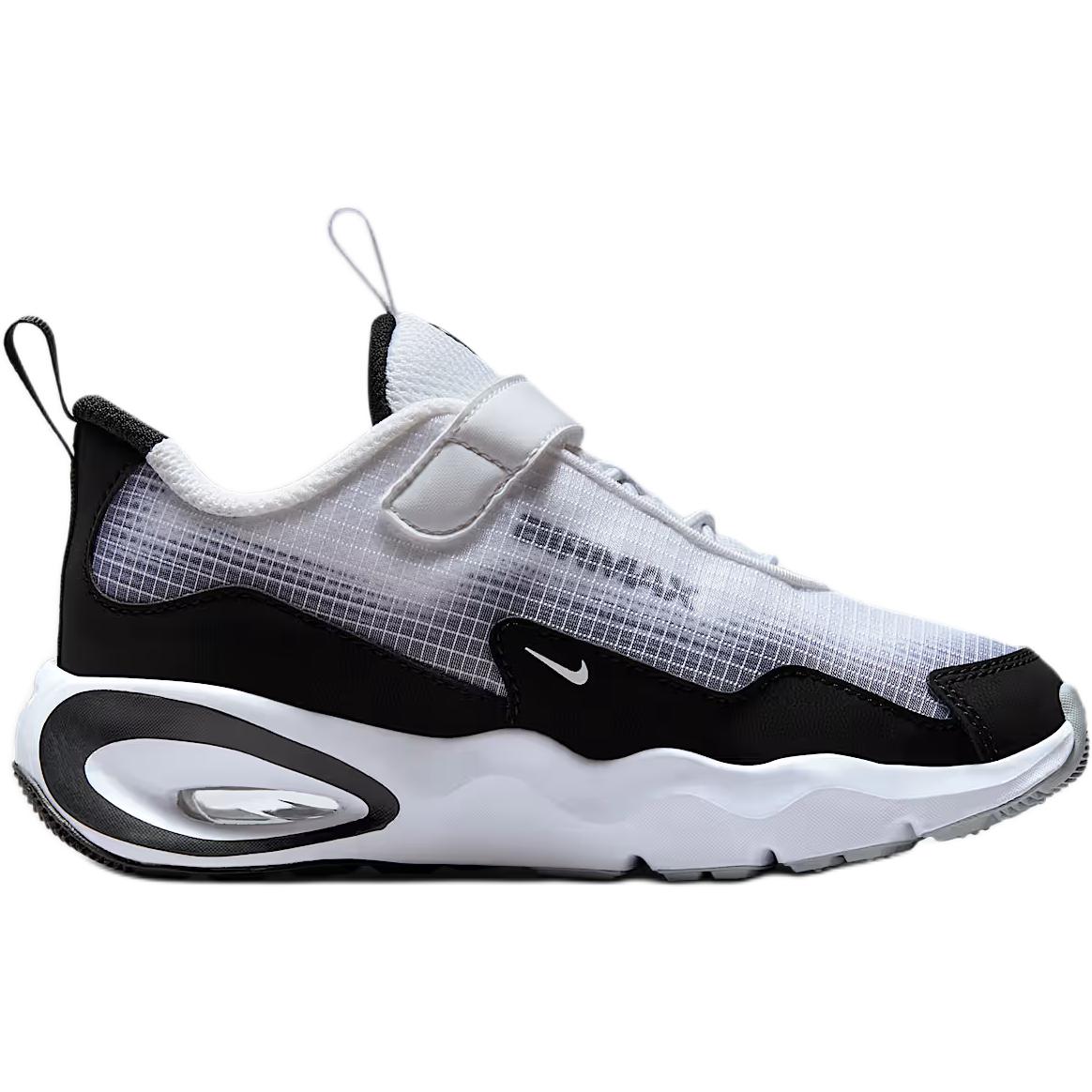 Nike Кроссовки Air Max Nova Abrasion Resistant Low Top Kids Lifestyle White/Black/Wolf Gray для детей 3-7 лет — фото 3