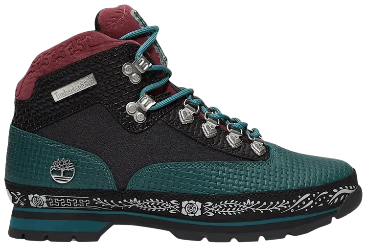 

Кроссовки Timberland Euro Hiker Mid Lace Up, зеленый