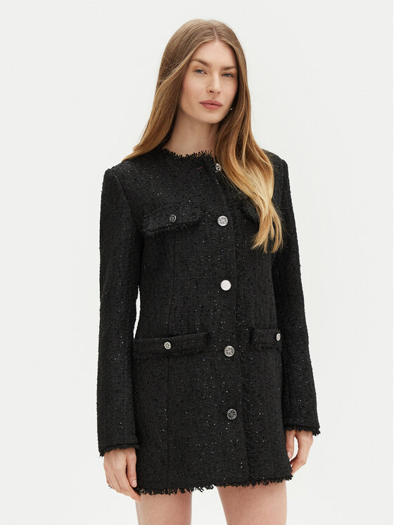

Переходное пальто стандартного кроя W5RL20 WGVS2 Guess, черный