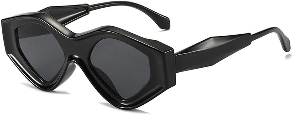 

Женские солнцезащитные очки «кошачий глаз» с выразительным дизайном, винтажные, для активного отдыха и путешествий, с защитой от УФ-излучения UV400 TKKTLLT, Black Gray