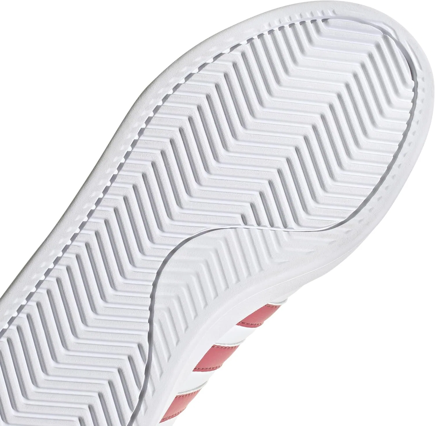 Кроссовки теннисные adidas Grand Court 2.0, White/Pink Strata/White — фото 2