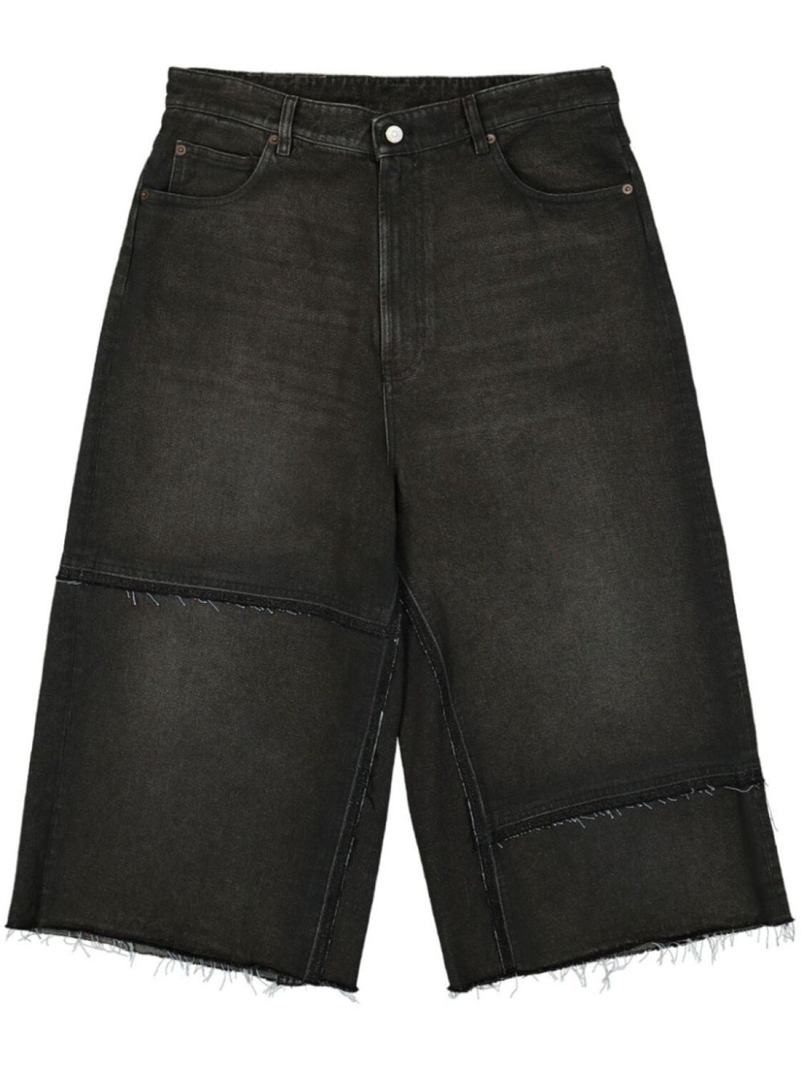 

Джинсовые шорты MM6 Maison Margiela, серый
