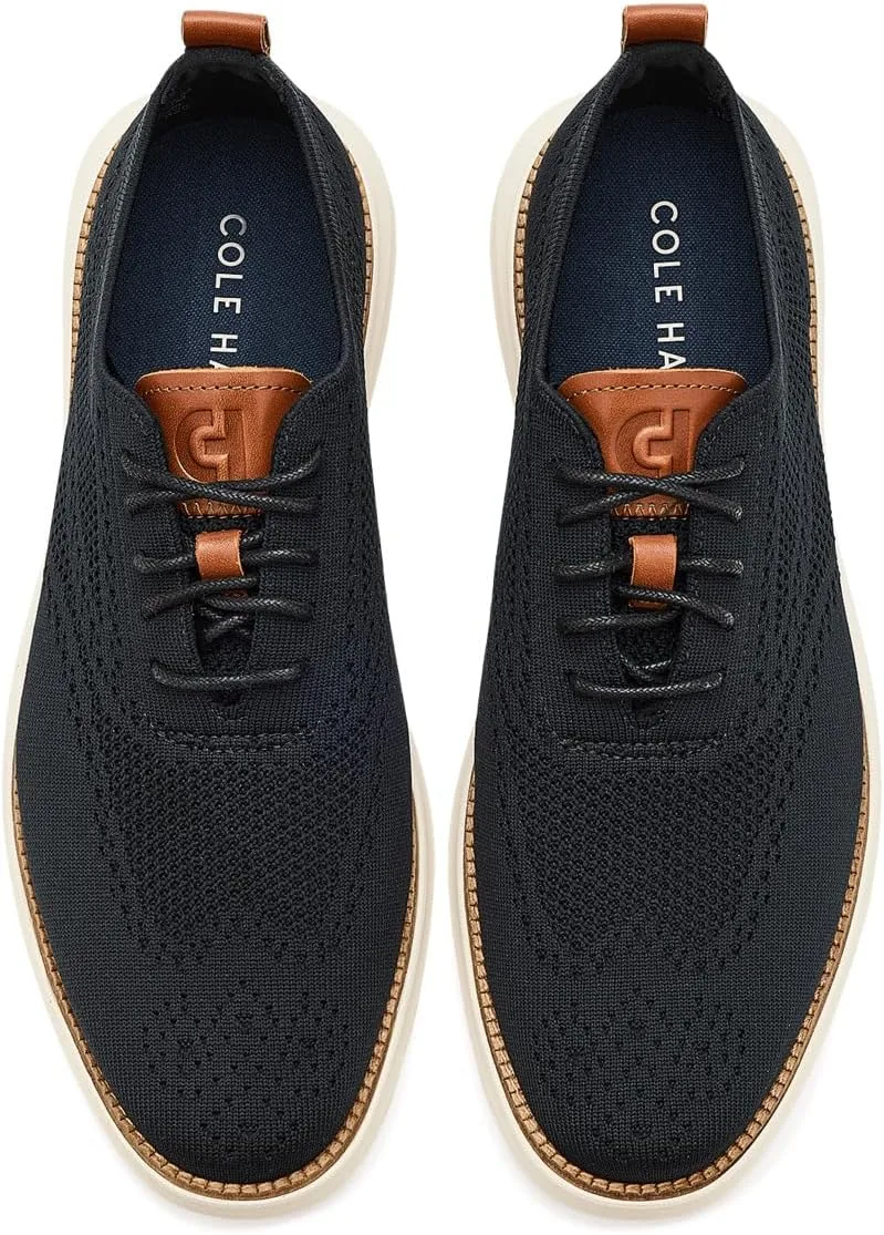Мужские оксфорды Cole Haan Grand Shadowlite Stitchlite, черный — фото 3