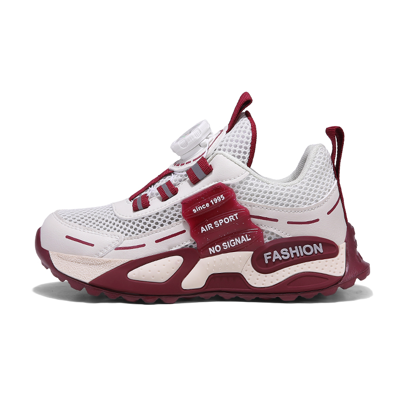 

Кроссовки Slip Resistant Anti Kick Rebound Quick Dry Support Moisture Wicking Low top Kids Lifestyle Shoes Kids' Peter pan, бургундия