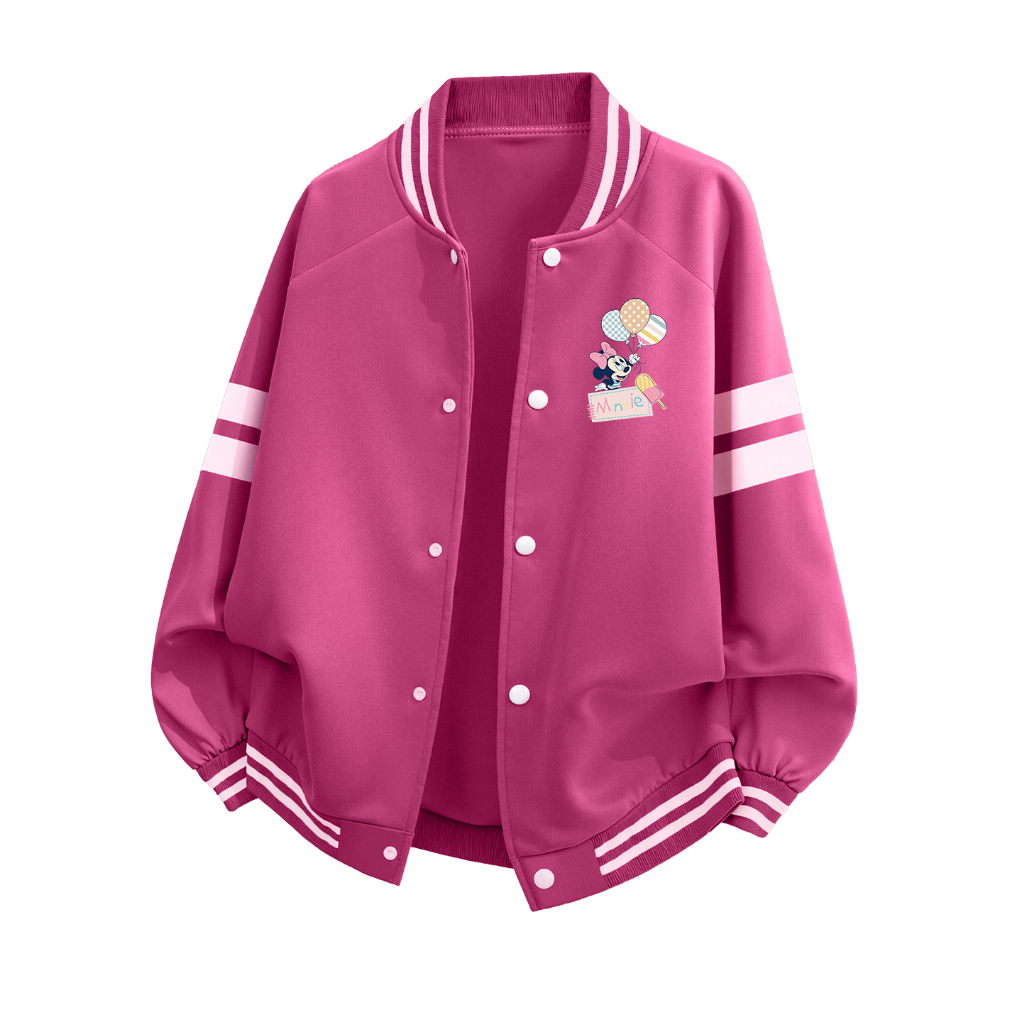 

Детская бейсбольная куртка Disney, розовый