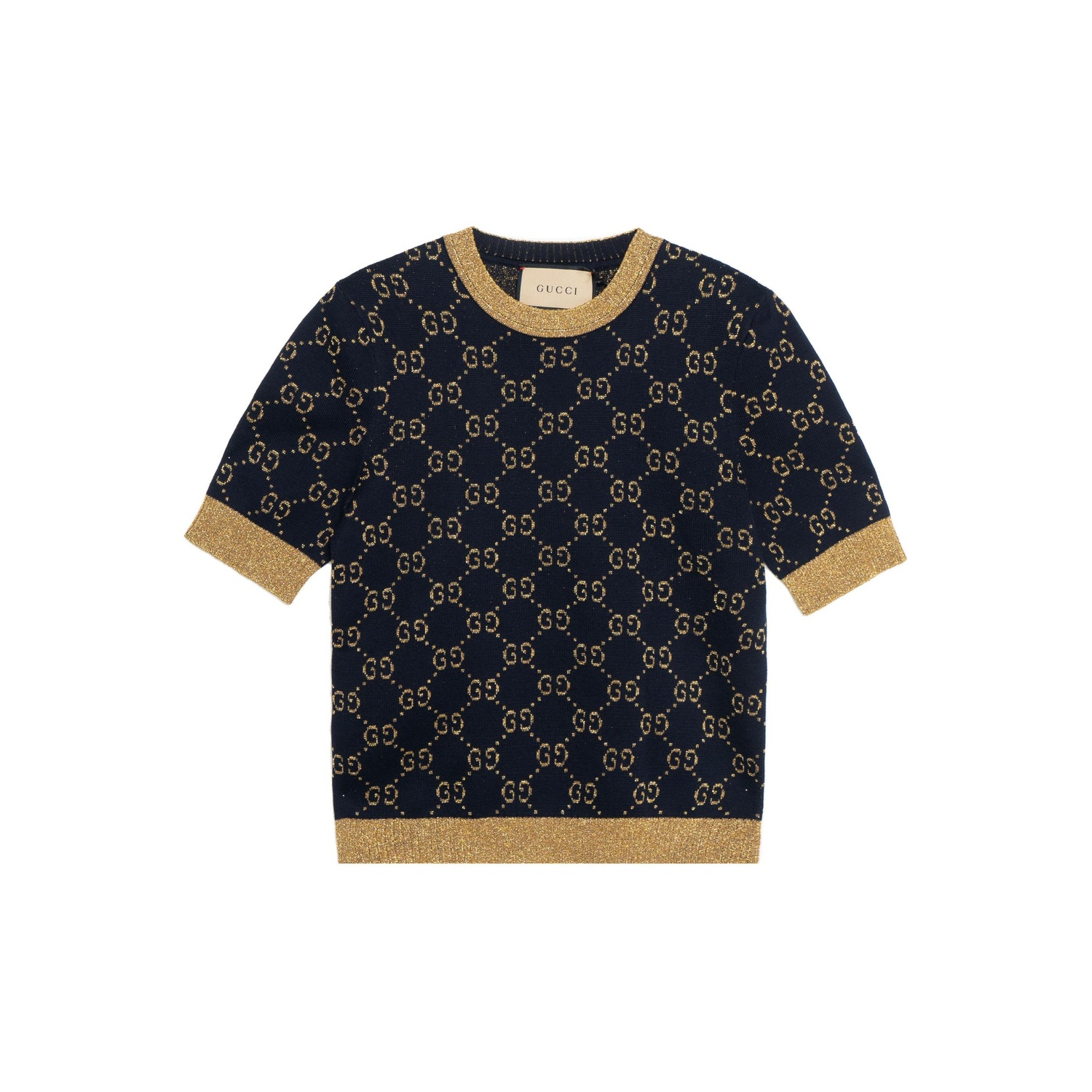 

Gg Supreme Lurex Cotton топ GUCCI, синий