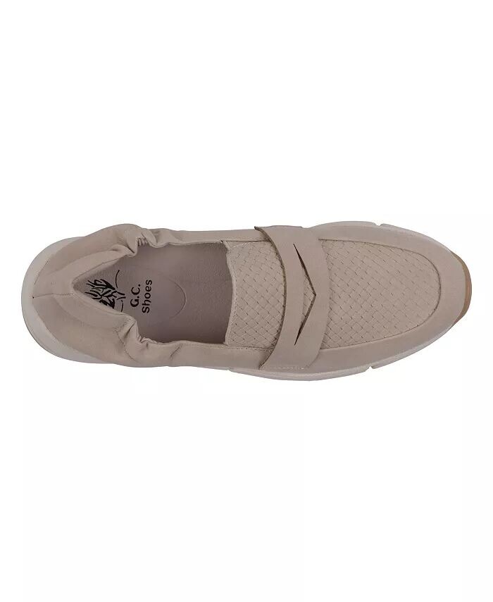 Женские кроссовки Adina Sip On Penny Loafer GC Shoes, бежевый — фото 4