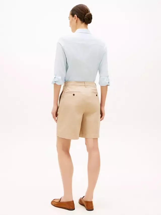 Коричневые шорты, окрашенные в готовом виде Tommy Hilfiger — фото 3