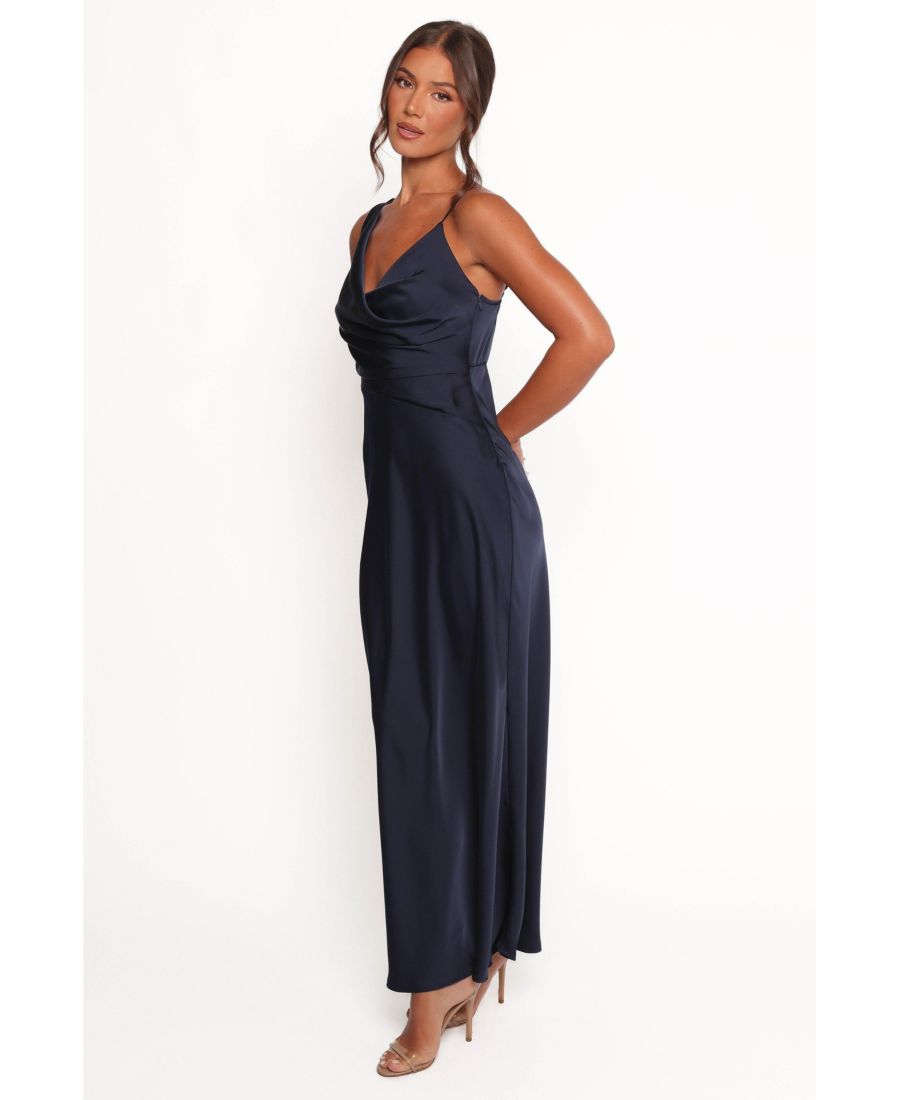 

Женское асимметричное платье миди Anela Petal and Pup, Navy