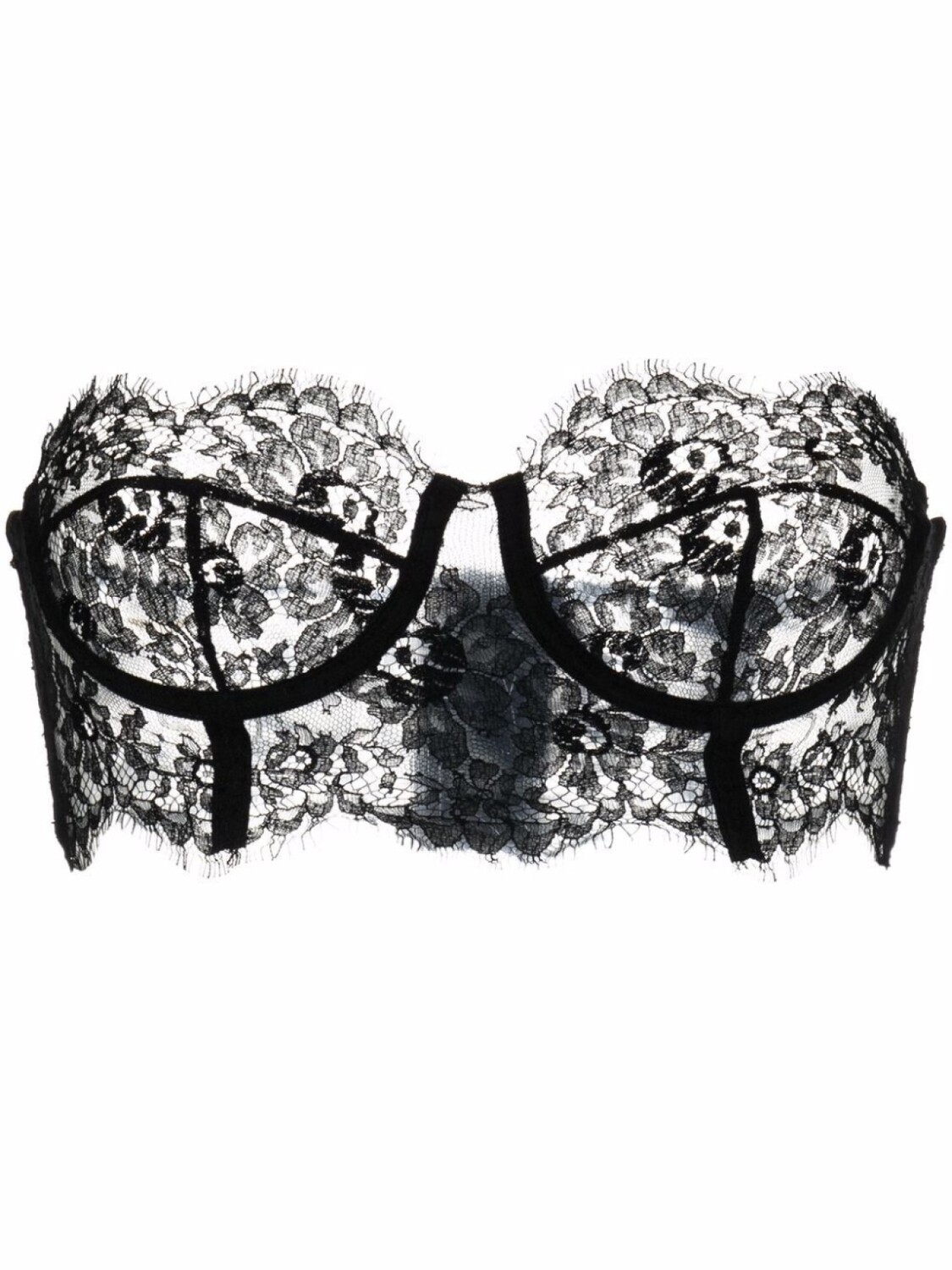 

Dolce & Gabbana кружевной бюстгальтер-бралетт без бретелей, черный