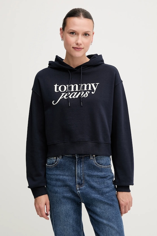 

Хлопковая толстовка Tommy Jeans, темно-синий