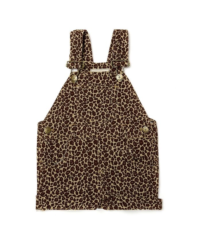

Комбинезон Dotty Dungarees унисекс с леопардовым принтом — для малышей, маленьких детей, больших детей, мультиколор