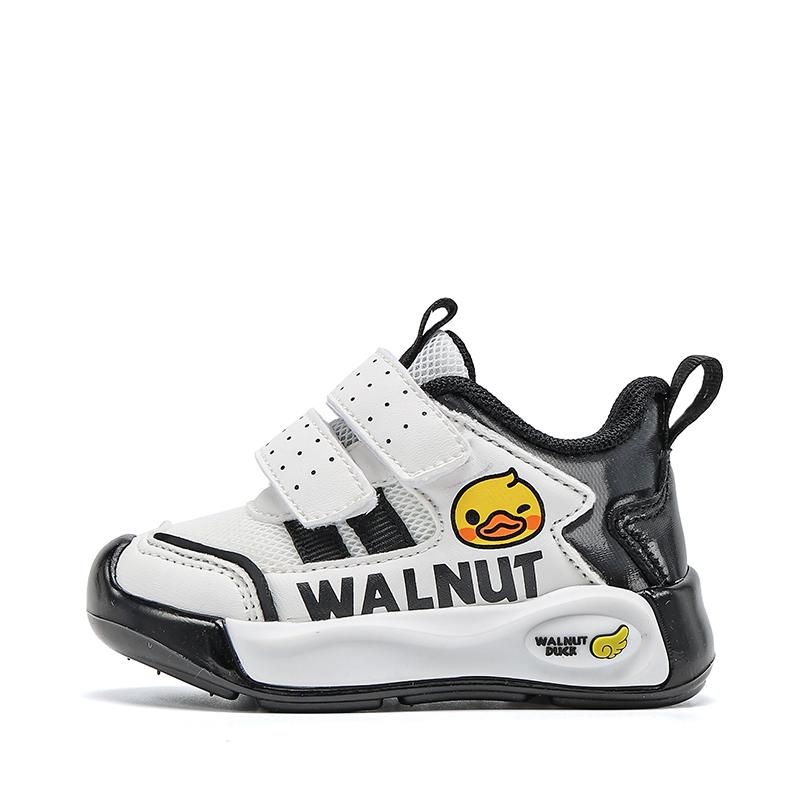 

Дышащие поддерживающие детские повседневные кроссовки Kids' WALNUT DUCK, белый/черный