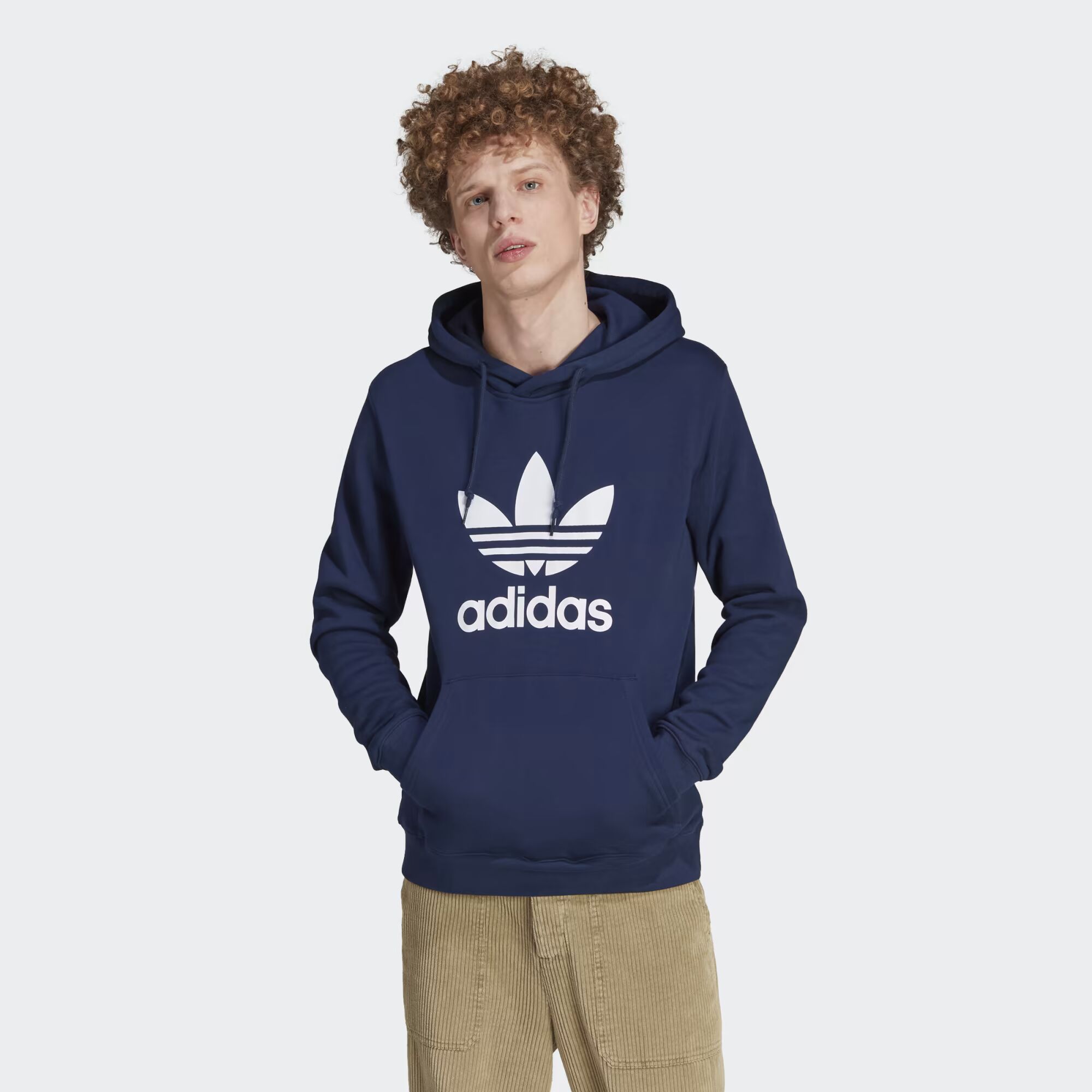 

Толстовка Adicolor Classics с трилистником Adidas, цвет Night Indigo