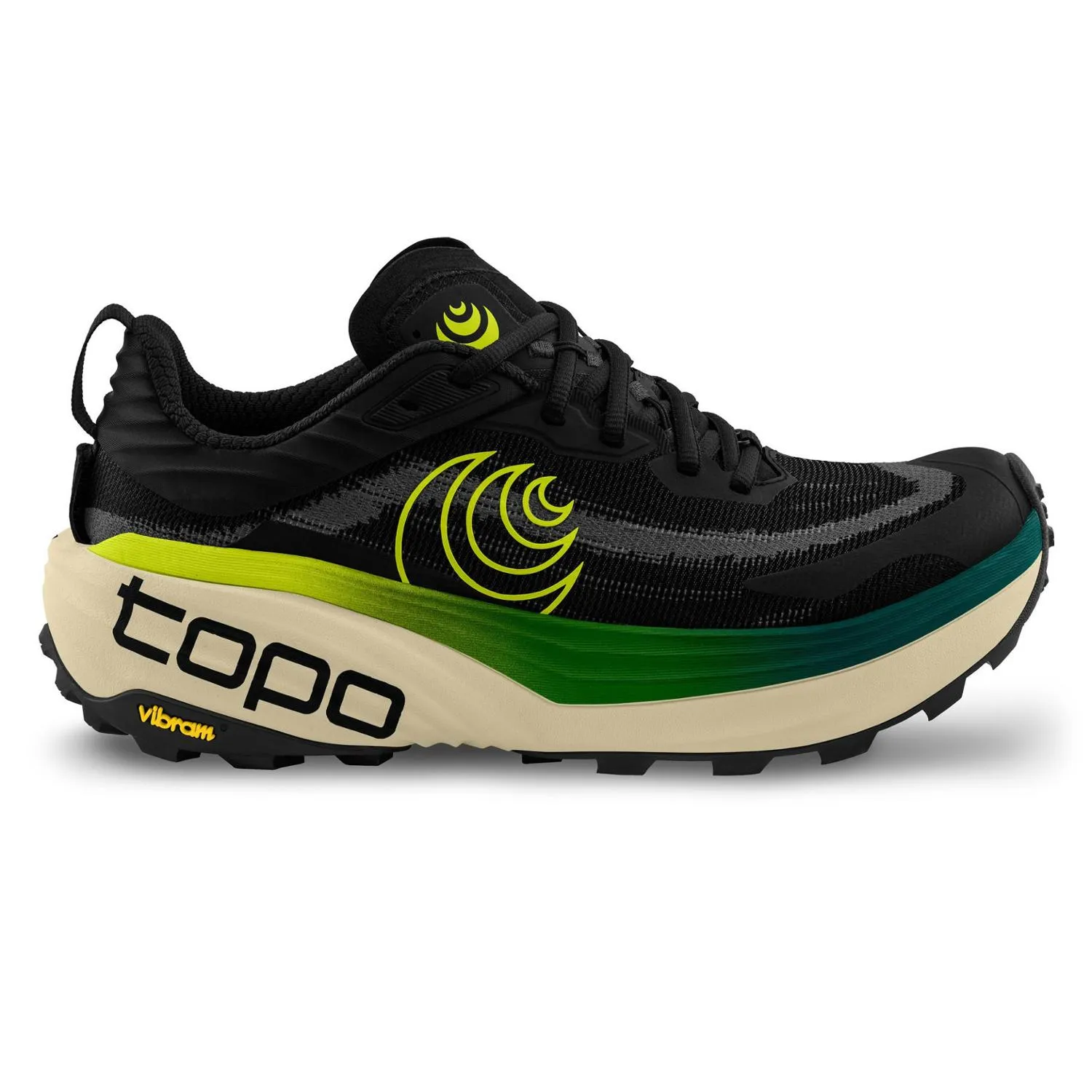 

Мужские трейловые беговые кроссовки Vista Topo Athletic, Black/Lime