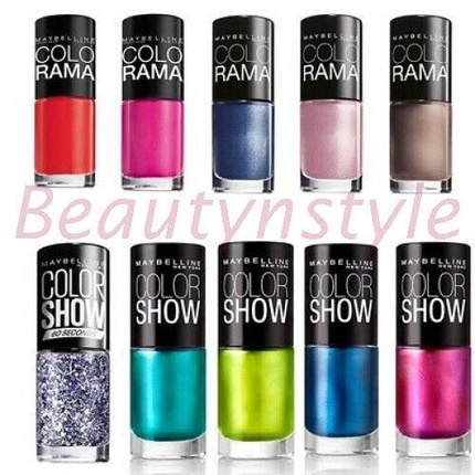 

Maybelline Color Show Color Rama 60 Second Nail Polish - Новые оттенки Maybelline New York