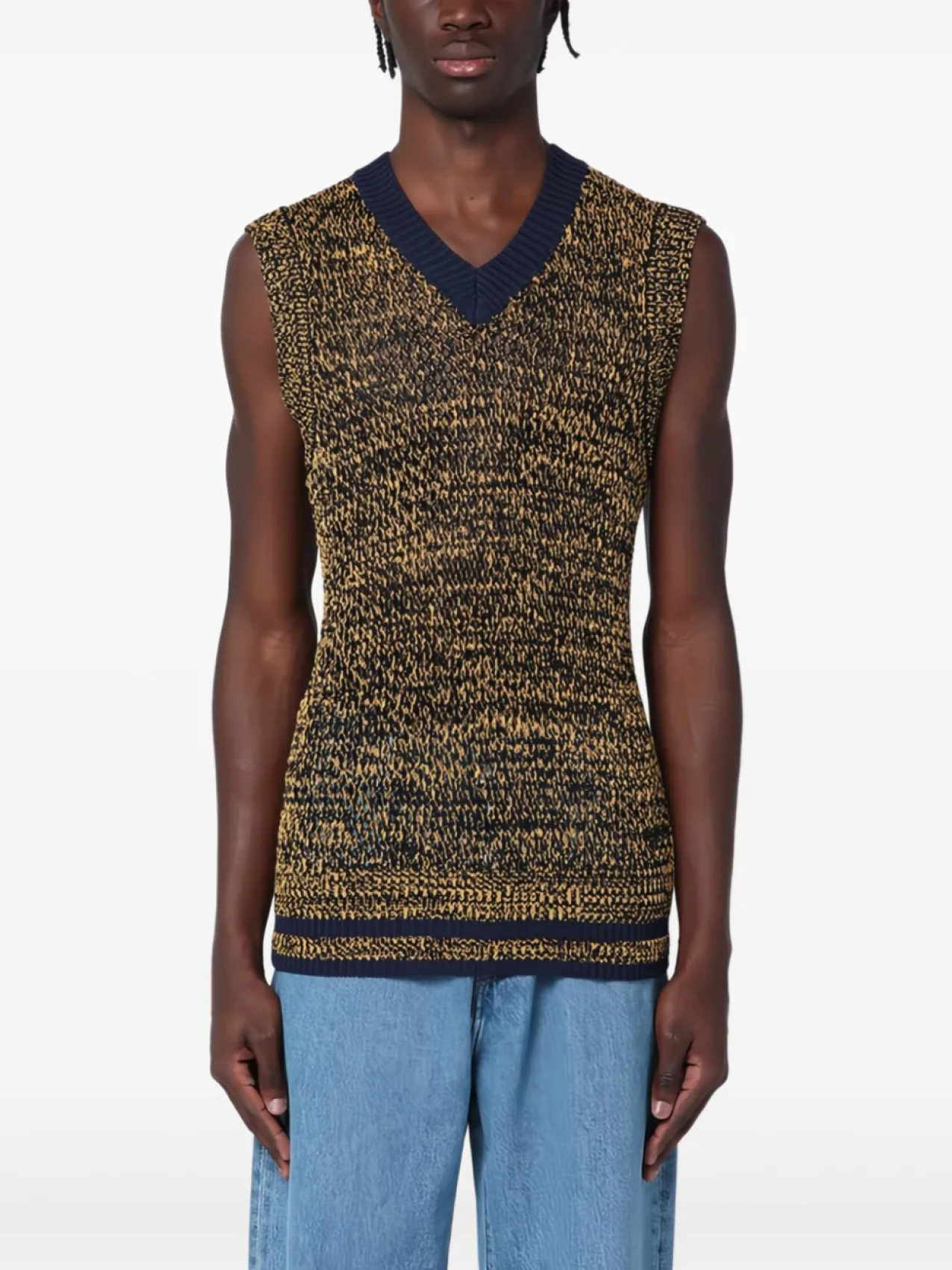 

Футболка Wales Bonner v-neck vest, синий