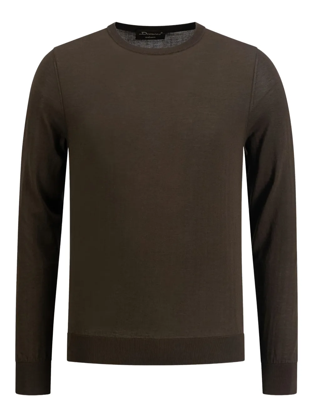 

Джемпер с круглым вырезом Doriani Cashmere, коричневый