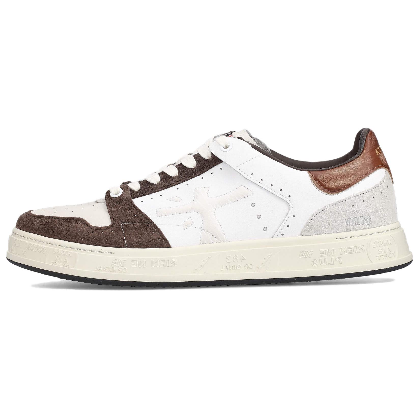 

PREMIATA Низкие кроссовки для скейтбординга Quinn, мужские, белые, коричневые