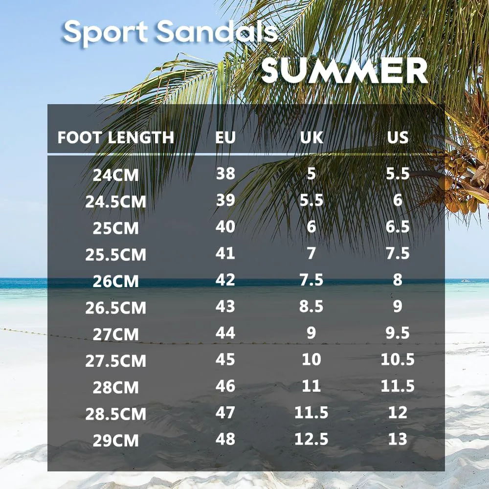 

Rojeam Мужские повседневные сандалии для ходьбы с закрытым носком, пляжная обувь, спортивные уличные сандалии, летние сандалии для походов и треккинга, коричневый