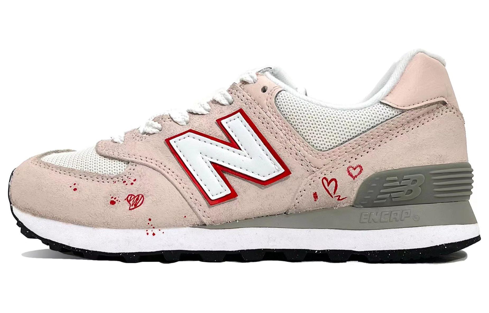 

Кроссовки для бега NB 574+ Abrasion Resistant Low top женские New Balance, розовый