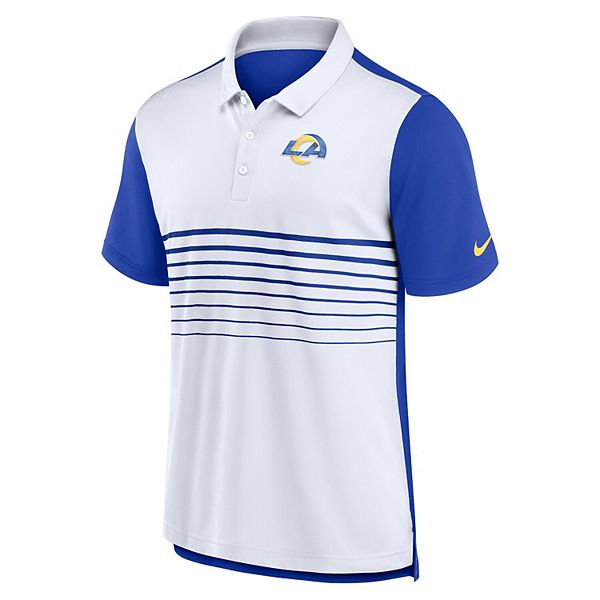 Мужская модная поло royal/white los angeles rams Nike — фото 3