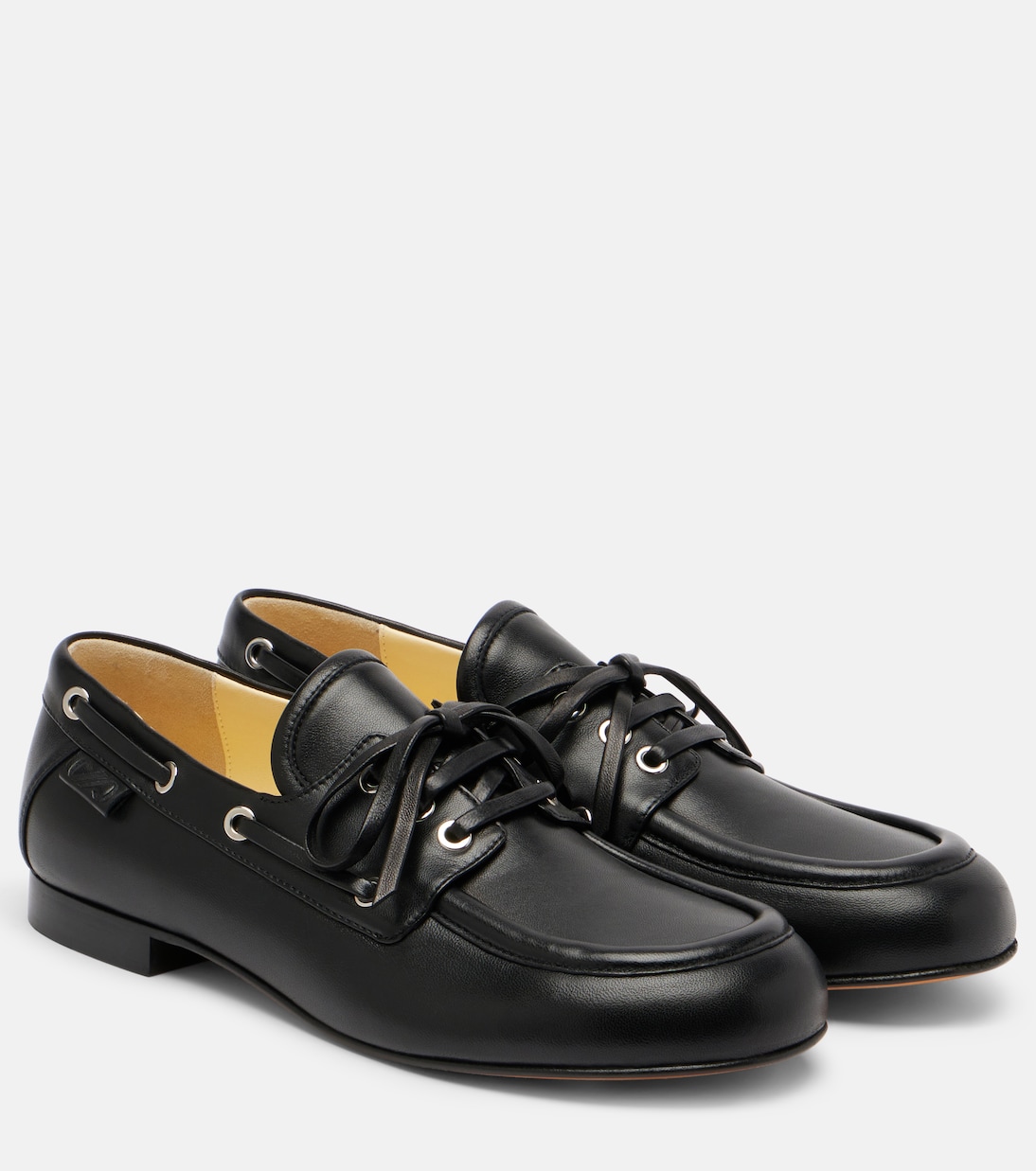 Кожаные лодочные туфли Proenza Schouler, черный