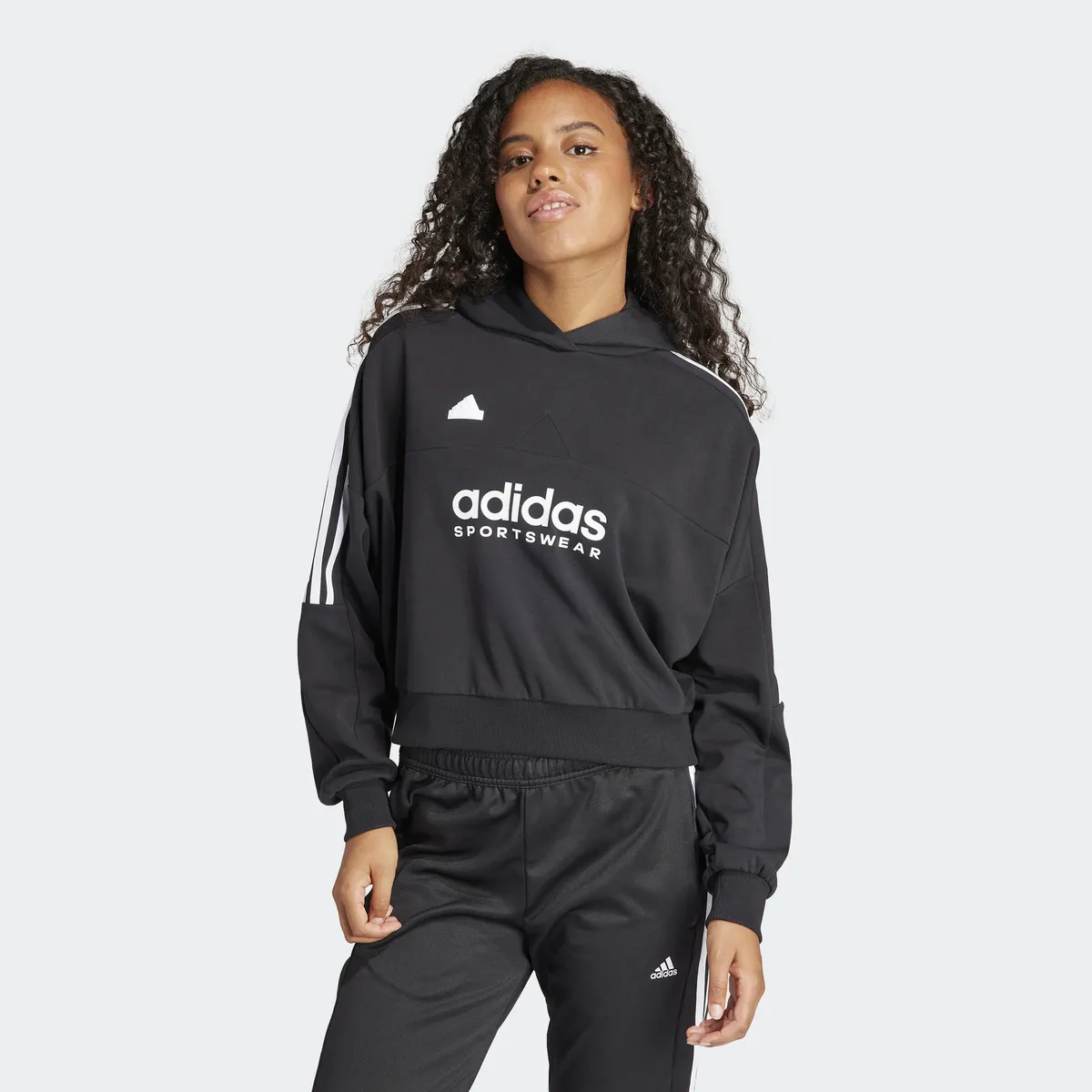 

Толстовка Adidas Sportswear с капюшоном "W TIRO HOODIE", черный