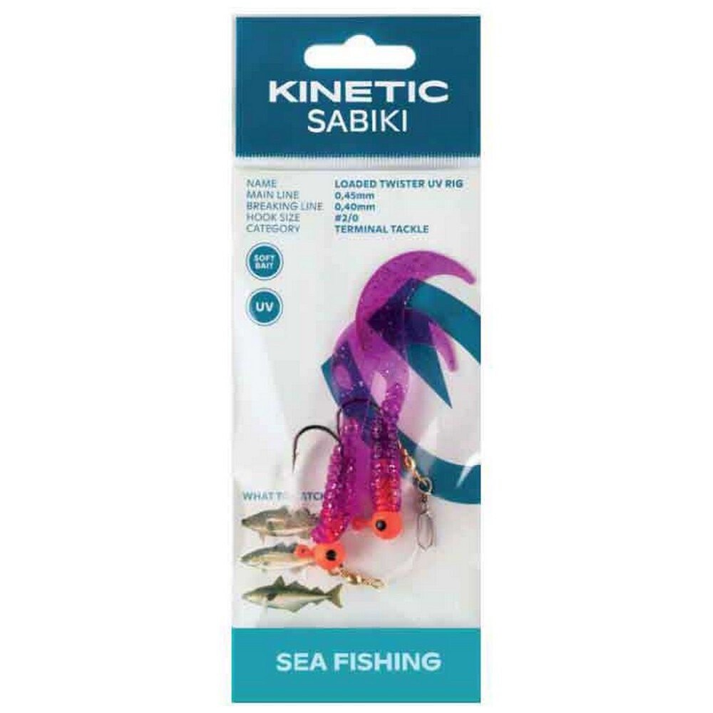 

Оснастки Kinetic Sabiki Loaded Twister UV, прозрачный
