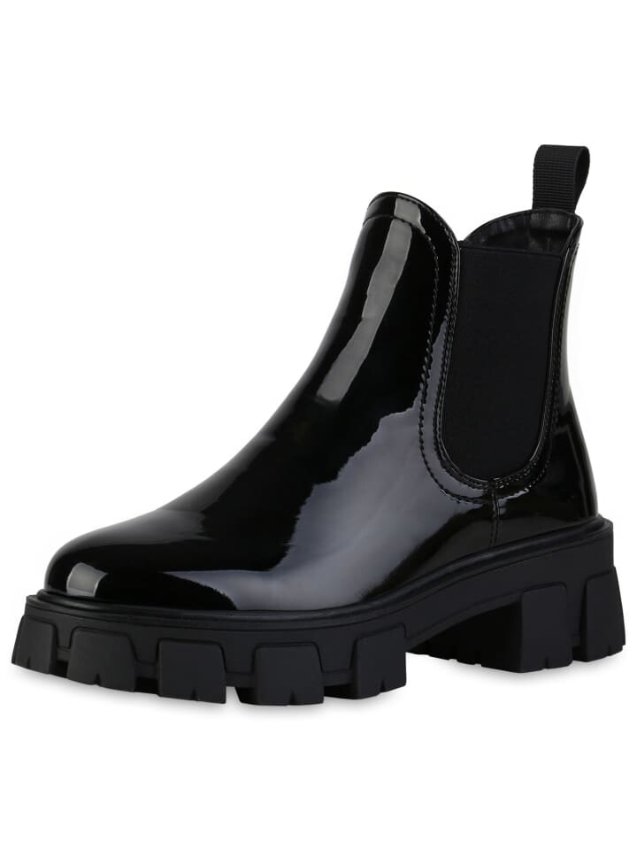 

Ботильоны VAN HILL Plateau Boots Genesis, цвет schwarz lack