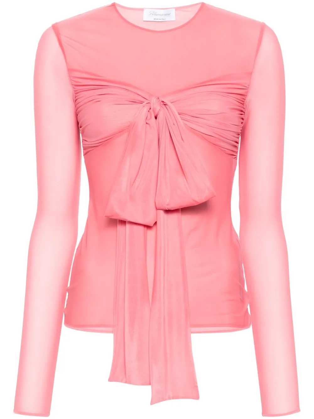 

Топ из джерси BLUMARINE, розовый