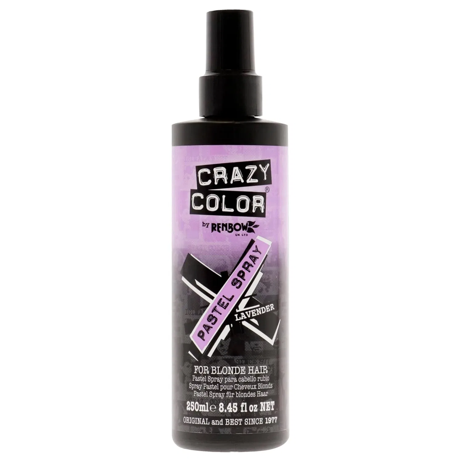 Пастельный спрей для светлых волос «LAVENDER» 250 мл от Crazy Color Crazy Color, Lavender-Coloured — фото 2