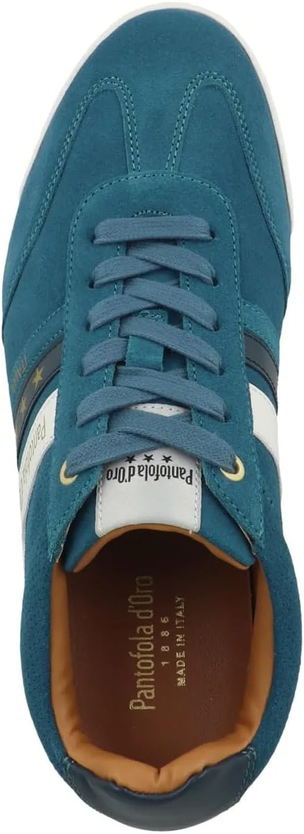 Мужские низкие замшевые кроссовки Pantofola d'Oro Vasto Pantofola D'Oro 1886, светло-голубой/светло-голубой — фото 2