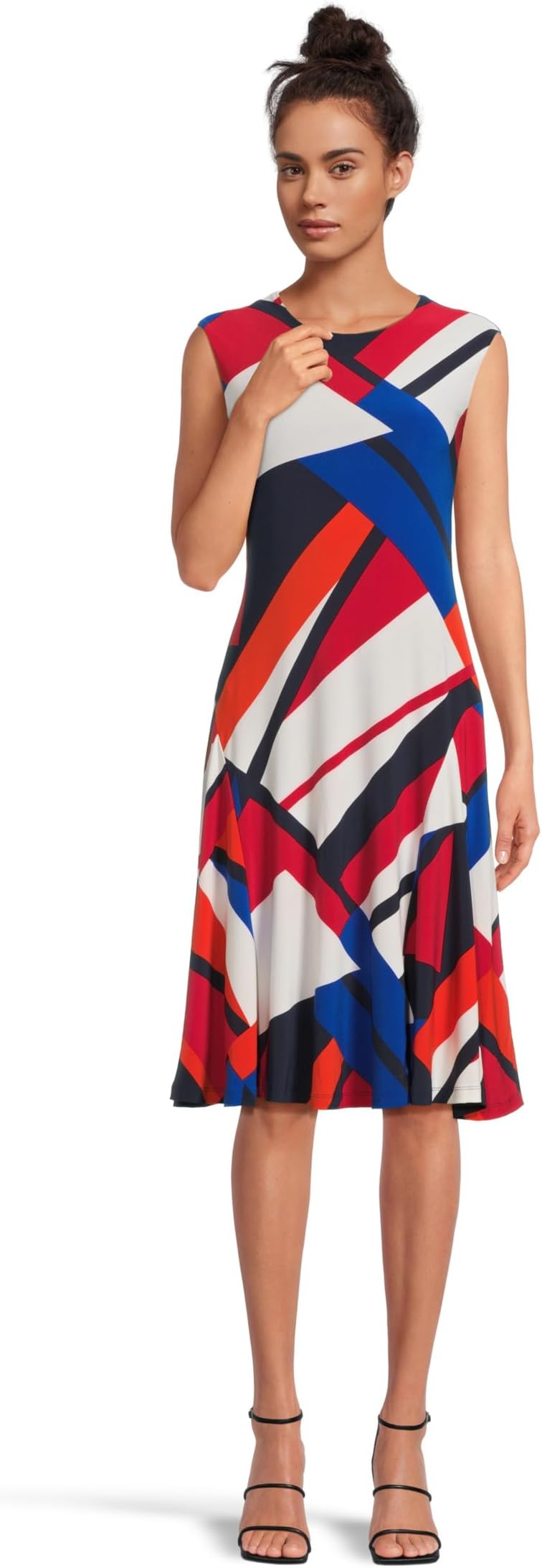 

Платье Lauren Ralph Lauren Print Stretch Jersey Dress, цвет Blue Multi