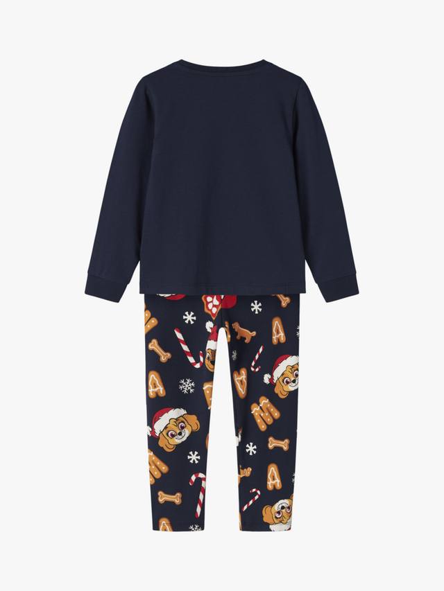 Детский хлопковый комплект пижамы с длинными рукавами Paw Patrol NAME IT, Navy Blazer — фото 4