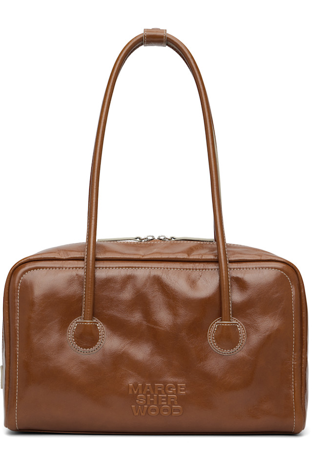 

Margesherwood Коричневая мягкая бостонская сумка