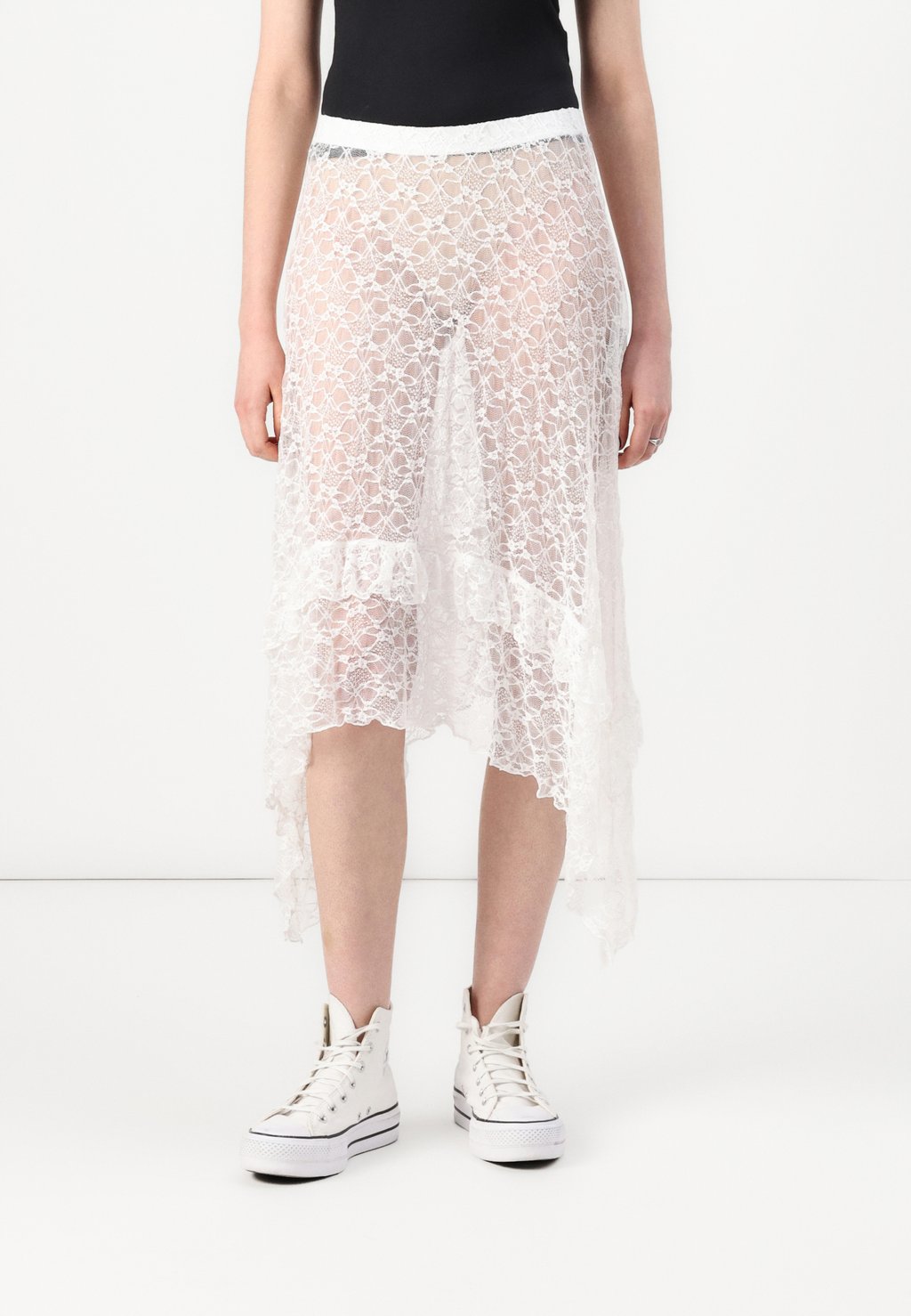 

Юбка-карандаш NMLACEY MIDI SKIRT Noisy May, белый