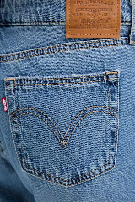 Джинсы свободные LOW Levi's, синий — фото 4