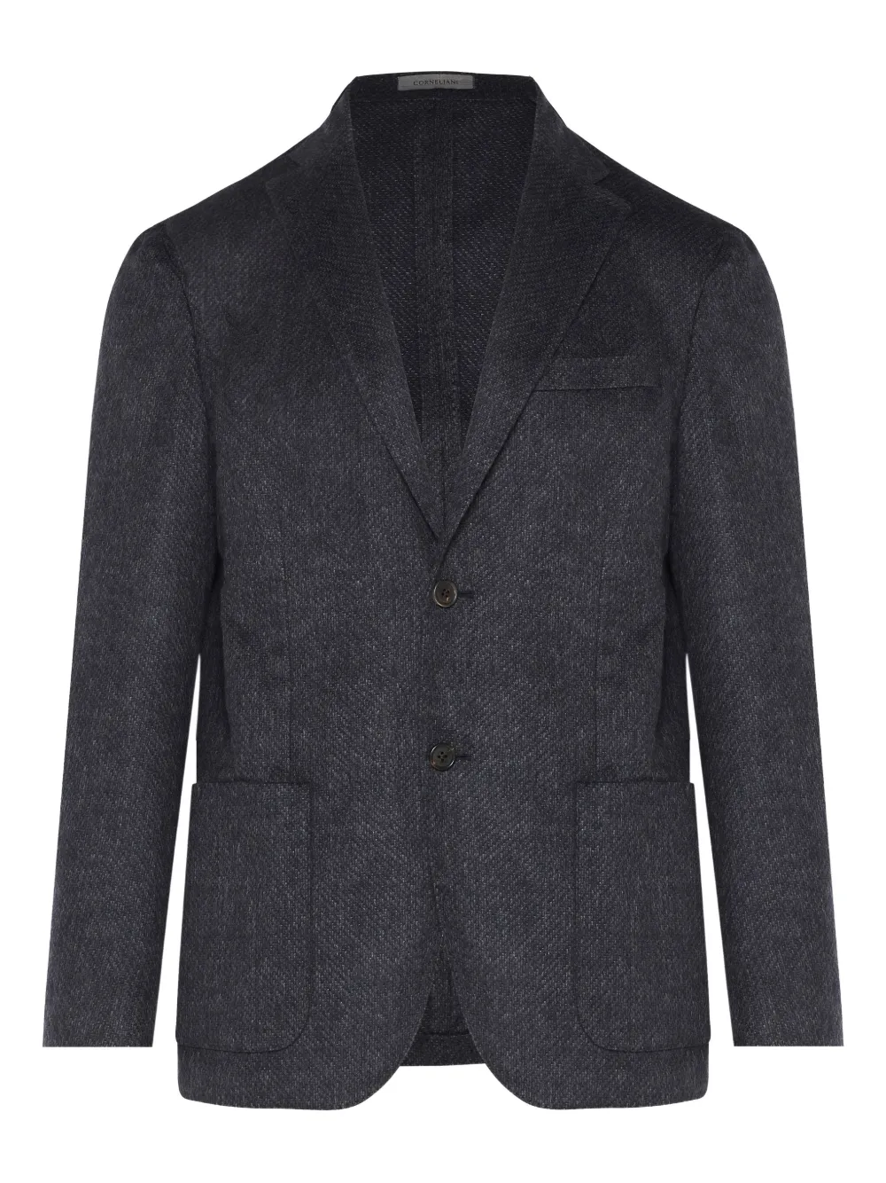 

Фактурный пиджак Corneliani, черный