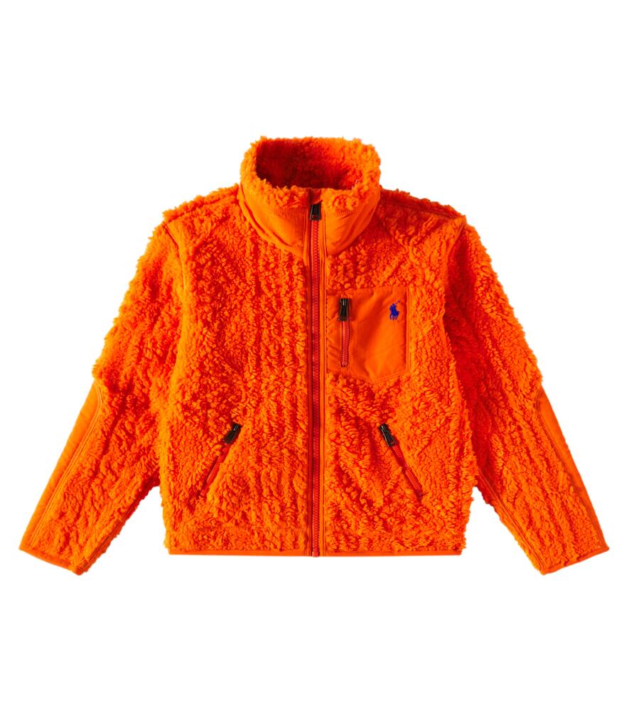 

Тедди куртка на молнии Polo Ralph Lauren Kids, Dusk Orange W/C1750 White