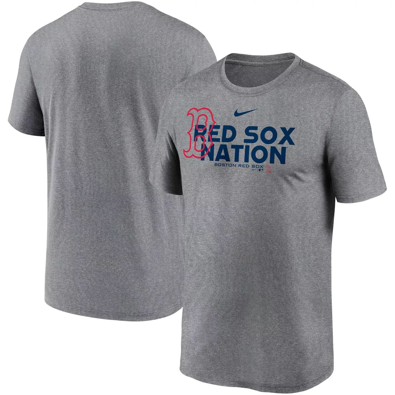 

Мужская футболка Nike Heathered Charcoal Boston Red Sox Local Rep Legend