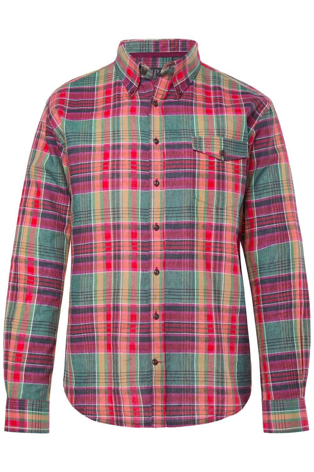 

JP1880 Рубашка на пуговицах Regular fit, мультиколор