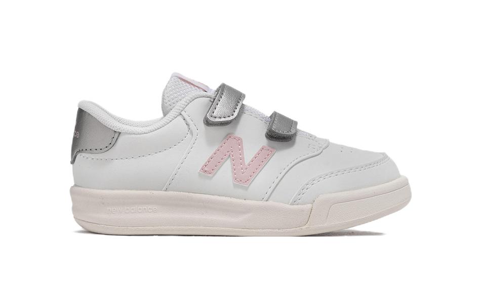 Низкие кроссовки New Balance CT60 для малышей серебристо-бело-розовые — фото 3